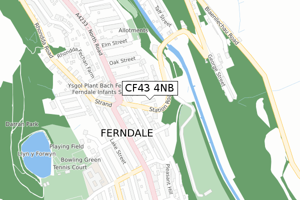 CF43 4NB map - large scale - OS Open Zoomstack (Ordnance Survey) CF43 4NB map - large scale - OS Open Zoomstack (Ordnance Survey)