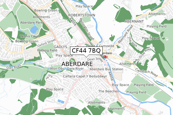 CF44 7BQ map - small scale - OS Open Zoomstack (Ordnance Survey) CF44 7BQ map - small scale - OS Open Zoomstack (Ordnance Survey)
