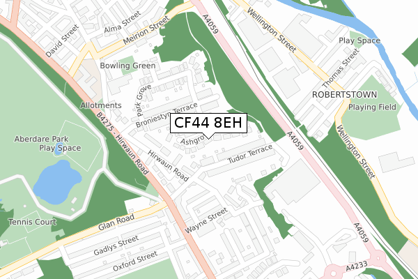 CF44 8EH map - large scale - OS Open Zoomstack (Ordnance Survey) CF44 8EH map - large scale - OS Open Zoomstack (Ordnance Survey)