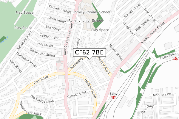 CF62 7BE map - large scale - OS Open Zoomstack (Ordnance Survey) CF62 7BE map - large scale - OS Open Zoomstack (Ordnance Survey)