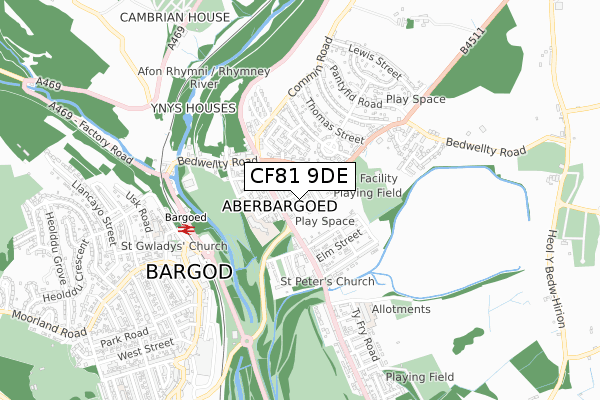CF81 9DE map - small scale - OS Open Zoomstack (Ordnance Survey) CF81 9DE map - small scale - OS Open Zoomstack (Ordnance Survey)