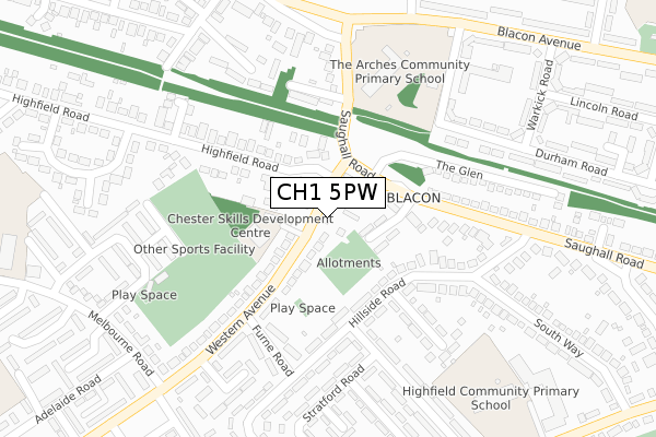 CH1 5PW map - large scale - OS Open Zoomstack (Ordnance Survey) CH1 5PW map - large scale - OS Open Zoomstack (Ordnance Survey)