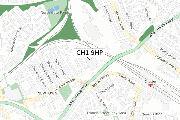 CH1 9HP map - large scale - OS Open Zoomstack (Ordnance Survey) CH1 9HP map - large scale - OS Open Zoomstack (Ordnance Survey)