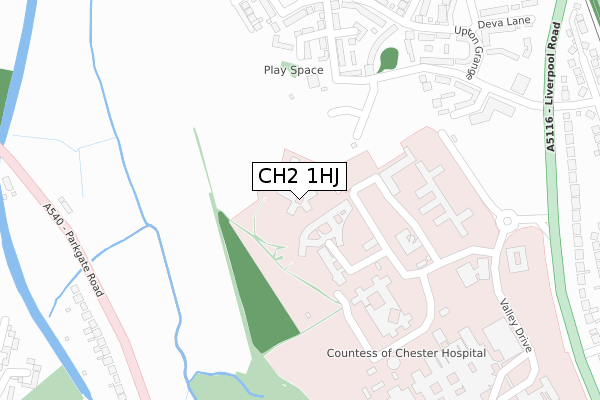CH2 1HJ map - large scale - OS Open Zoomstack (Ordnance Survey) CH2 1HJ map - large scale - OS Open Zoomstack (Ordnance Survey)