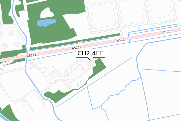 CH2 4FE map - large scale - OS Open Zoomstack (Ordnance Survey) CH2 4FE map - large scale - OS Open Zoomstack (Ordnance Survey)