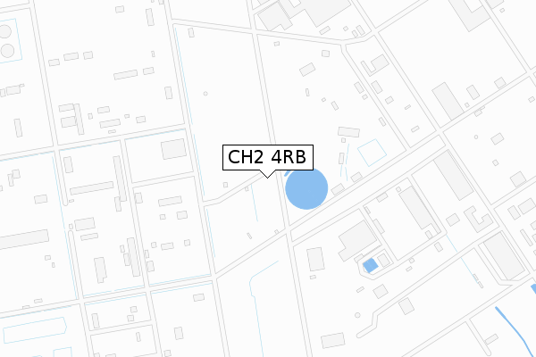 CH2 4RB map - large scale - OS Open Zoomstack (Ordnance Survey)
