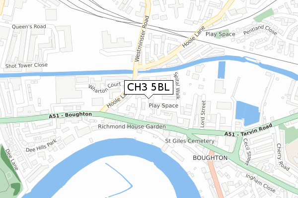 CH3 5BL map - large scale - OS Open Zoomstack (Ordnance Survey) CH3 5BL map - large scale - OS Open Zoomstack (Ordnance Survey)