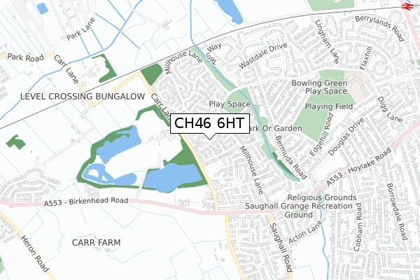 CH46 6HT map - small scale - OS Open Zoomstack (Ordnance Survey) CH46 6HT map - small scale - OS Open Zoomstack (Ordnance Survey)