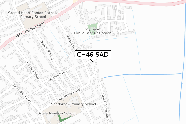 CH46 9AD map - large scale - OS Open Zoomstack (Ordnance Survey) CH46 9AD map - large scale - OS Open Zoomstack (Ordnance Survey)