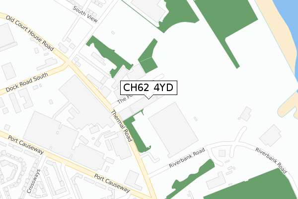 CH62 4YD map - large scale - OS Open Zoomstack (Ordnance Survey) CH62 4YD map - large scale - OS Open Zoomstack (Ordnance Survey)