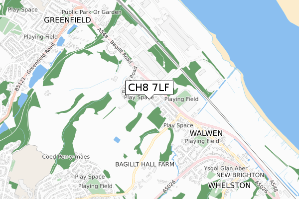 CH8 7LF map - small scale - OS Open Zoomstack (Ordnance Survey) CH8 7LF map - small scale - OS Open Zoomstack (Ordnance Survey)