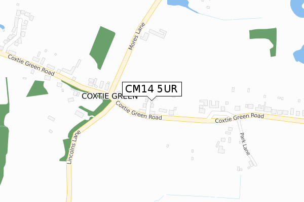 CM14 5UR map - large scale - OS Open Zoomstack (Ordnance Survey) CM14 5UR map - large scale - OS Open Zoomstack (Ordnance Survey)