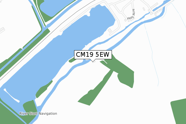 CM19 5EW map - large scale - OS Open Zoomstack (Ordnance Survey) CM19 5EW map - large scale - OS Open Zoomstack (Ordnance Survey)