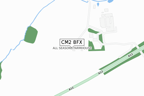 CM2 8FX map - large scale - OS Open Zoomstack (Ordnance Survey) CM2 8FX map - large scale - OS Open Zoomstack (Ordnance Survey)