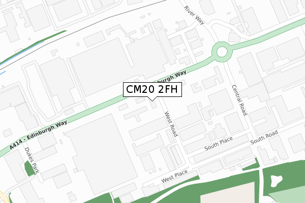 CM20 2FH map - large scale - OS Open Zoomstack (Ordnance Survey) CM20 2FH map - large scale - OS Open Zoomstack (Ordnance Survey)