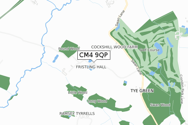 CM4 9QP map - small scale - OS Open Zoomstack (Ordnance Survey) CM4 9QP map - small scale - OS Open Zoomstack (Ordnance Survey)
