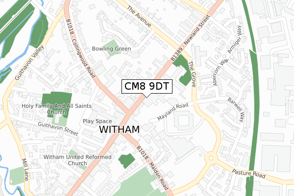 CM8 9DT map - large scale - OS Open Zoomstack (Ordnance Survey) CM8 9DT map - large scale - OS Open Zoomstack (Ordnance Survey)