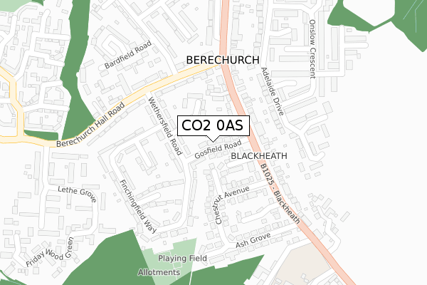 CO2 0AS map - large scale - OS Open Zoomstack (Ordnance Survey)