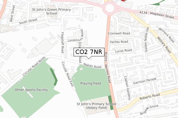 CO2 7NR map - large scale - OS Open Zoomstack (Ordnance Survey) CO2 7NR map - large scale - OS Open Zoomstack (Ordnance Survey)