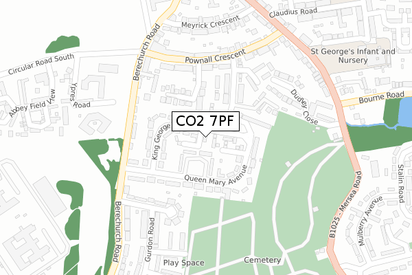 CO2 7PF map - large scale - OS Open Zoomstack (Ordnance Survey) CO2 7PF map - large scale - OS Open Zoomstack (Ordnance Survey)