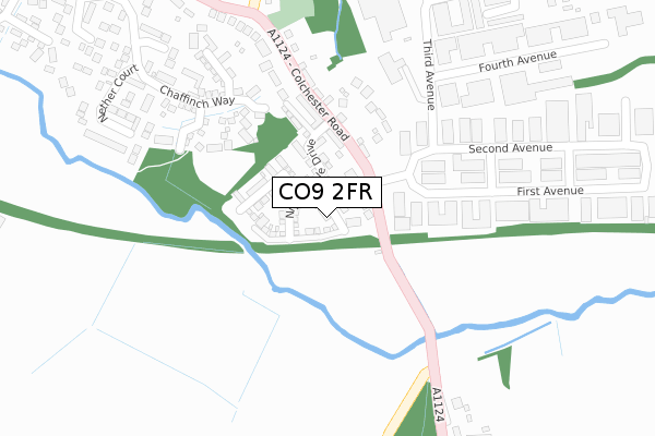CO9 2FR map - large scale - OS Open Zoomstack (Ordnance Survey) CO9 2FR map - large scale - OS Open Zoomstack (Ordnance Survey)