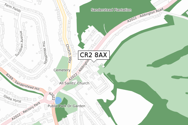 CR2 8AX maps, stats, and open data