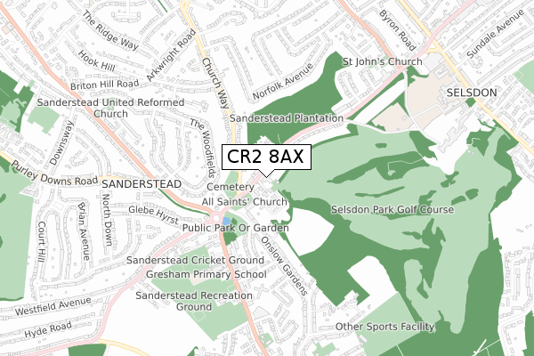 CR2 8AX maps, stats, and open data