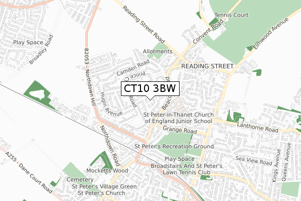 CT10 3BW map - small scale - OS Open Zoomstack (Ordnance Survey) CT10 3BW map - small scale - OS Open Zoomstack (Ordnance Survey)