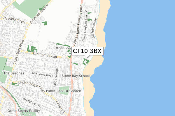 CT10 3BX map - small scale - OS Open Zoomstack (Ordnance Survey) CT10 3BX map - small scale - OS Open Zoomstack (Ordnance Survey)
