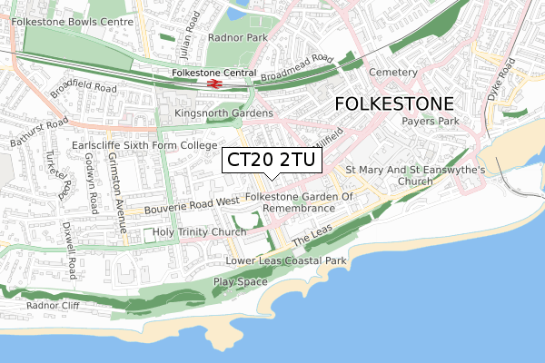 CT20 2TU map - small scale - OS Open Zoomstack (Ordnance Survey) CT20 2TU map - small scale - OS Open Zoomstack (Ordnance Survey)
