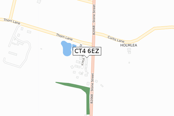 CT4 6EZ map - large scale - OS Open Zoomstack (Ordnance Survey) CT4 6EZ map - large scale - OS Open Zoomstack (Ordnance Survey)