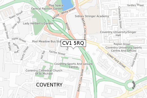 CV1 5RQ map - large scale - OS Open Zoomstack (Ordnance Survey) CV1 5RQ map - large scale - OS Open Zoomstack (Ordnance Survey)