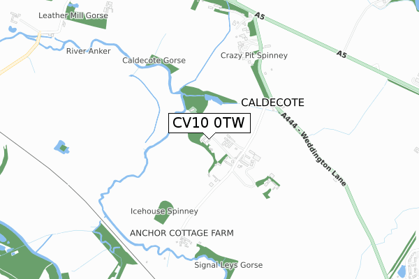 CV10 0TW map - small scale - OS Open Zoomstack (Ordnance Survey) CV10 0TW map - small scale - OS Open Zoomstack (Ordnance Survey)