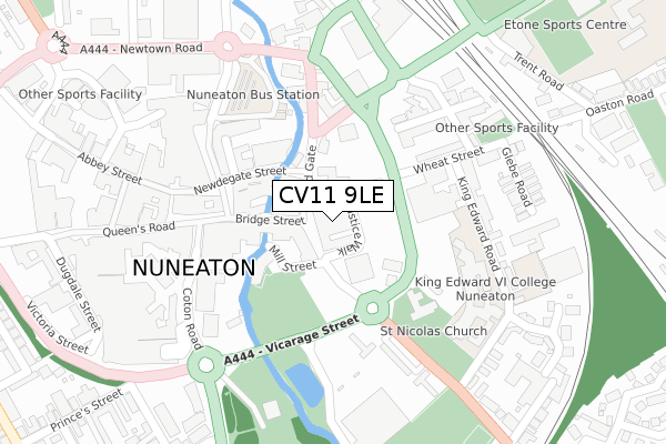 CV11 9LE map - large scale - OS Open Zoomstack (Ordnance Survey) CV11 9LE map - large scale - OS Open Zoomstack (Ordnance Survey)