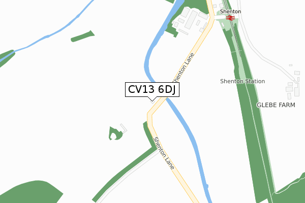 CV13 6DJ map - large scale - OS Open Zoomstack (Ordnance Survey) CV13 6DJ map - large scale - OS Open Zoomstack (Ordnance Survey)