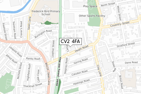 CV2 4FA map - large scale - OS Open Zoomstack (Ordnance Survey) CV2 4FA map - large scale - OS Open Zoomstack (Ordnance Survey)