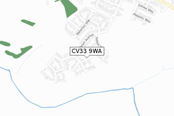 CV33 9WA map - large scale - OS Open Zoomstack (Ordnance Survey) CV33 9WA map - large scale - OS Open Zoomstack (Ordnance Survey)