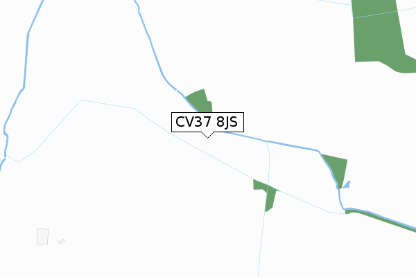 CV37 8JS map - large scale - OS Open Zoomstack (Ordnance Survey)