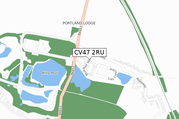 CV47 2RU map - large scale - OS Open Zoomstack (Ordnance Survey) CV47 2RU map - large scale - OS Open Zoomstack (Ordnance Survey)