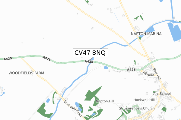 CV47 8NQ map - small scale - OS Open Zoomstack (Ordnance Survey) CV47 8NQ map - small scale - OS Open Zoomstack (Ordnance Survey)