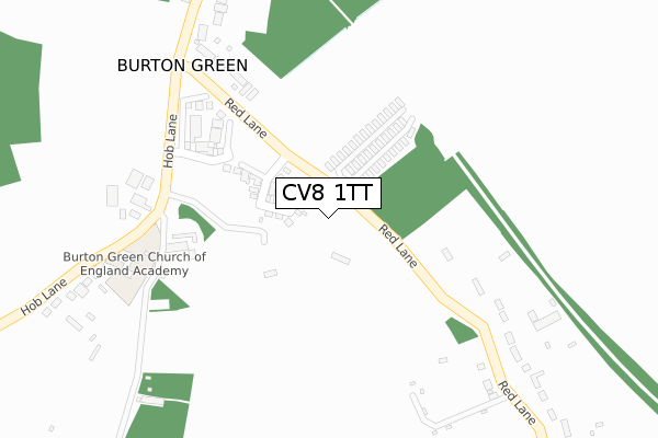 CV8 1TT map - large scale - OS Open Zoomstack (Ordnance Survey) CV8 1TT map - large scale - OS Open Zoomstack (Ordnance Survey)