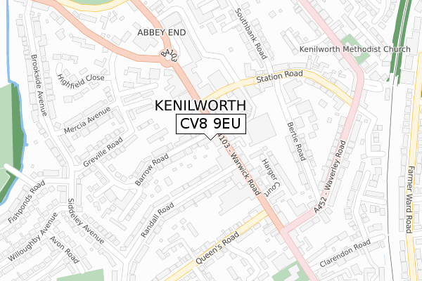 CV8 9EU map - large scale - OS Open Zoomstack (Ordnance Survey) CV8 9EU map - large scale - OS Open Zoomstack (Ordnance Survey)