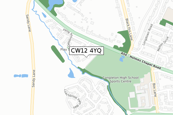 CW12 4YQ map - large scale - OS Open Zoomstack (Ordnance Survey) CW12 4YQ map - large scale - OS Open Zoomstack (Ordnance Survey)