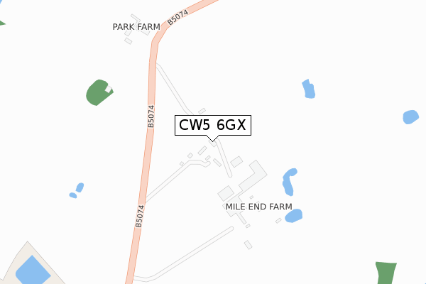 CW5 6GX map - large scale - OS Open Zoomstack (Ordnance Survey) CW5 6GX map - large scale - OS Open Zoomstack (Ordnance Survey)