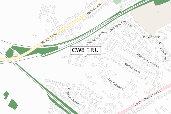 CW8 1RU map - large scale - OS Open Zoomstack (Ordnance Survey) CW8 1RU map - large scale - OS Open Zoomstack (Ordnance Survey)