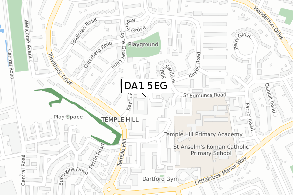 DA1 5EG maps, stats, and open data