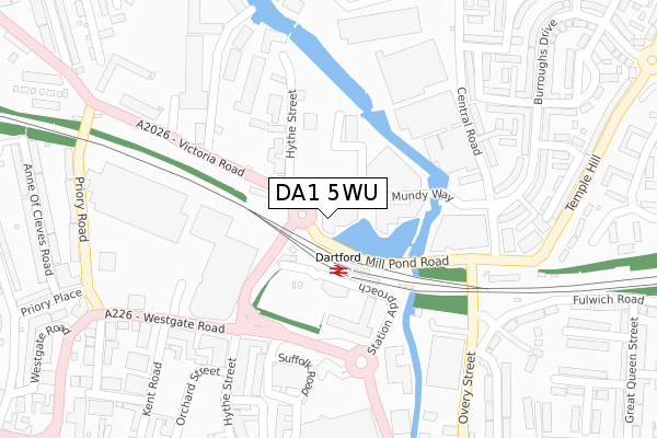 DA1 5WU map - large scale - OS Open Zoomstack (Ordnance Survey) DA1 5WU map - large scale - OS Open Zoomstack (Ordnance Survey)