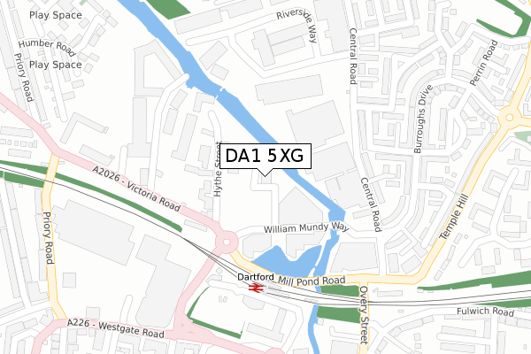 DA1 5XG map - large scale - OS Open Zoomstack (Ordnance Survey) DA1 5XG map - large scale - OS Open Zoomstack (Ordnance Survey)