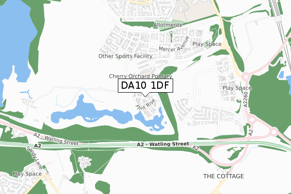 DA10 1DF map - small scale - OS Open Zoomstack (Ordnance Survey) DA10 1DF map - small scale - OS Open Zoomstack (Ordnance Survey)