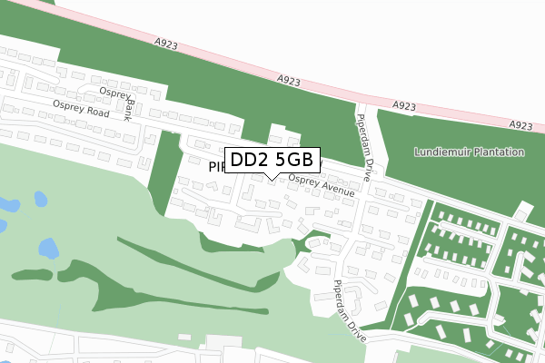 DD2 5GB map - large scale - OS Open Zoomstack (Ordnance Survey)